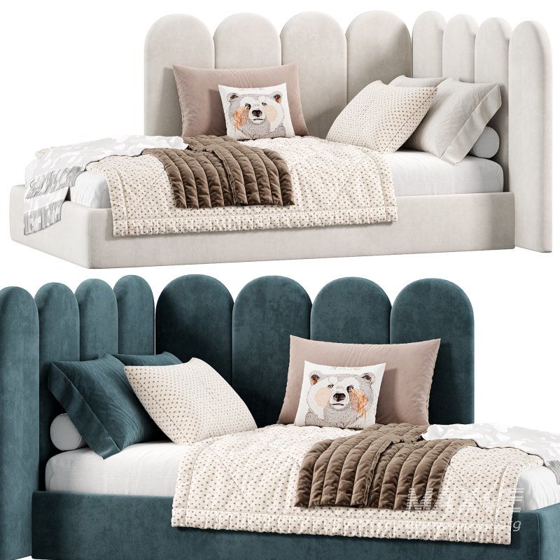 Soft Panels 3D Kids Bed by Livemaster - Image 1