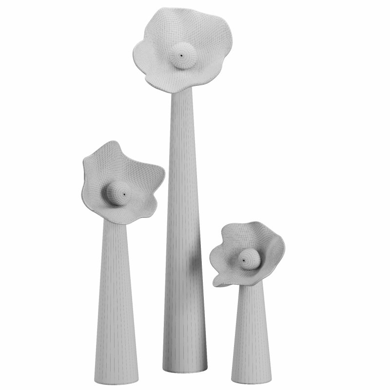 Plaster Petal Floor Lamp - Image 2