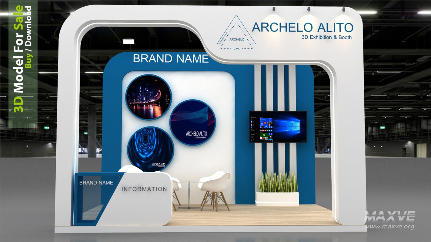 3d model booth - Image 5