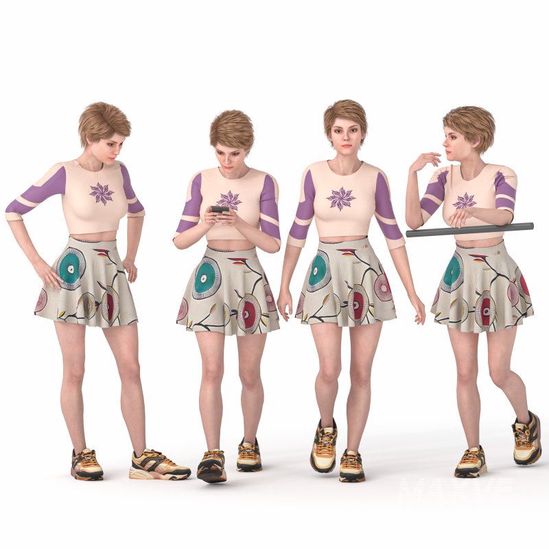 Casual Woman With Skirt - Image 3