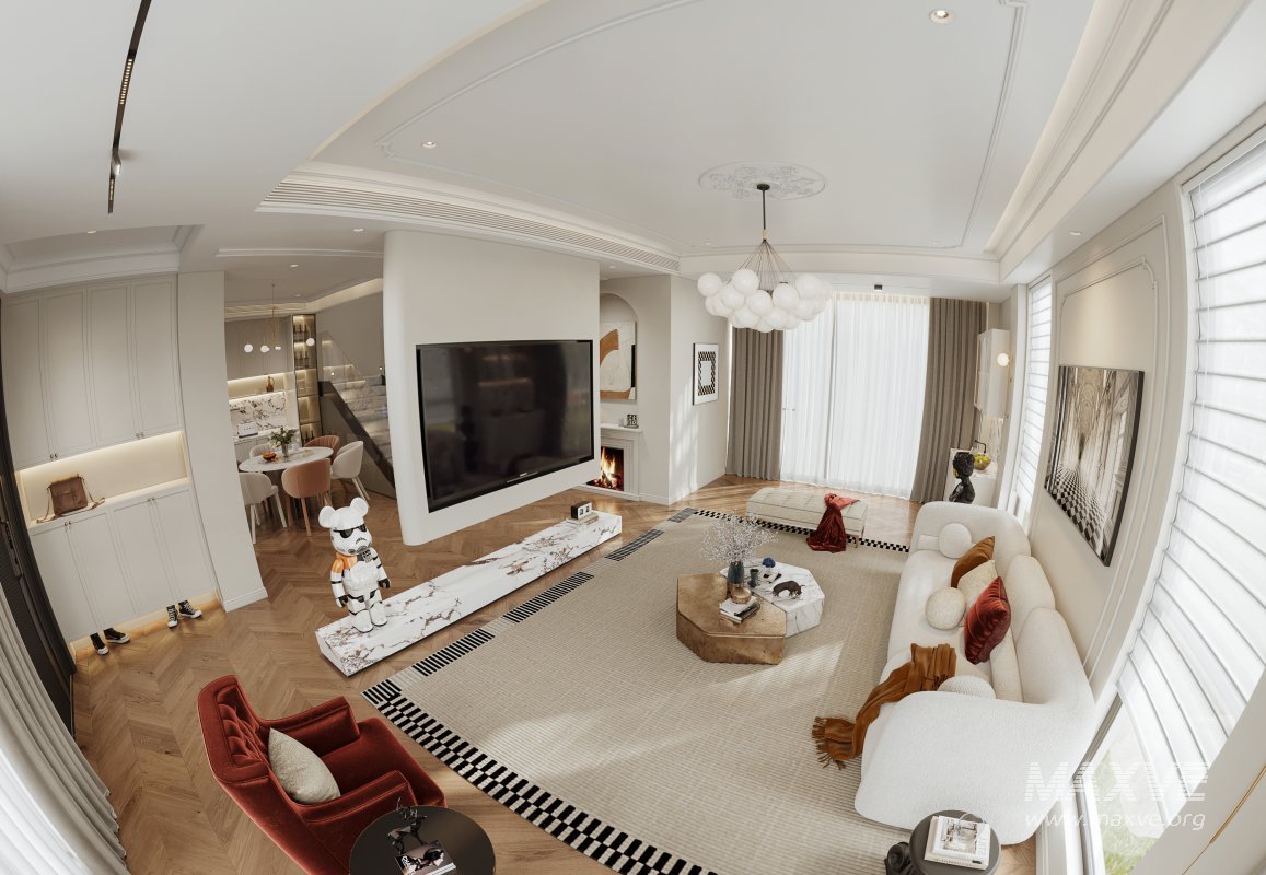 Eclectic living and dining room - Image 3