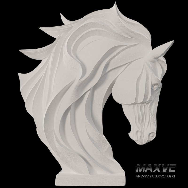 Horse Head Statue - Image 2