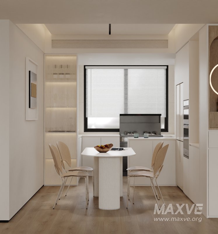 Modern living room and dining room interior scene - Image 5