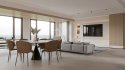 Modern living room and dining room interior scene - Thumbnail 2