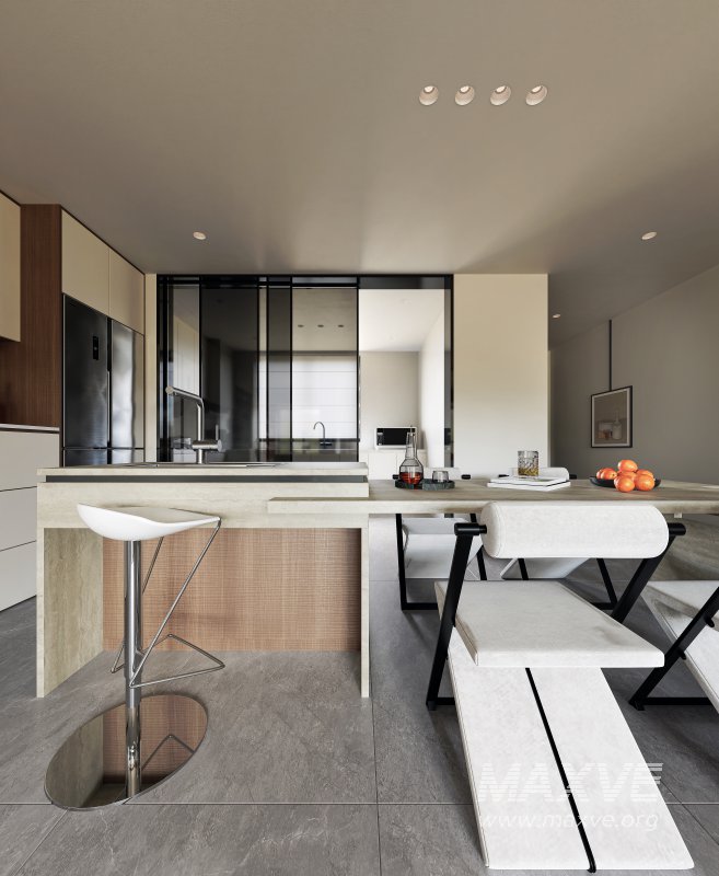 Modern living and dining room - Image 11