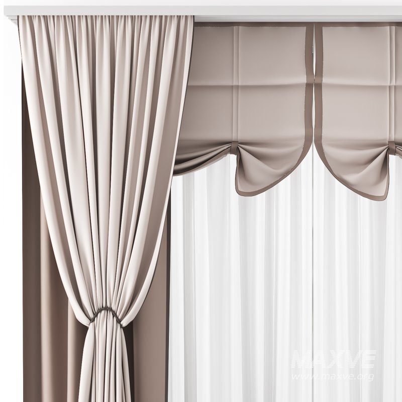 Silk and Cotton Curtain Set 80 - Image 3