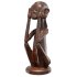 Traditional African Seated Figure Sculpture - Thumbnail 3