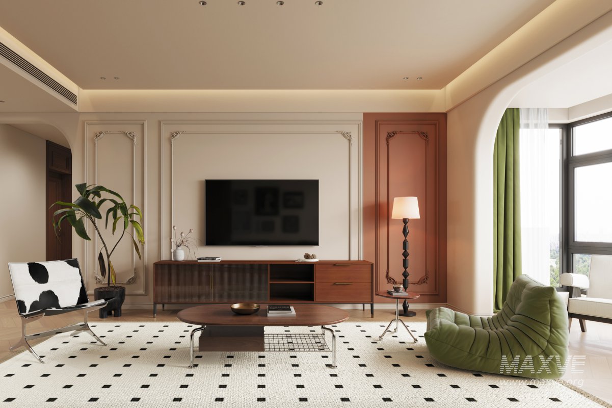 Eclectic medieval living and dining room - Image 5