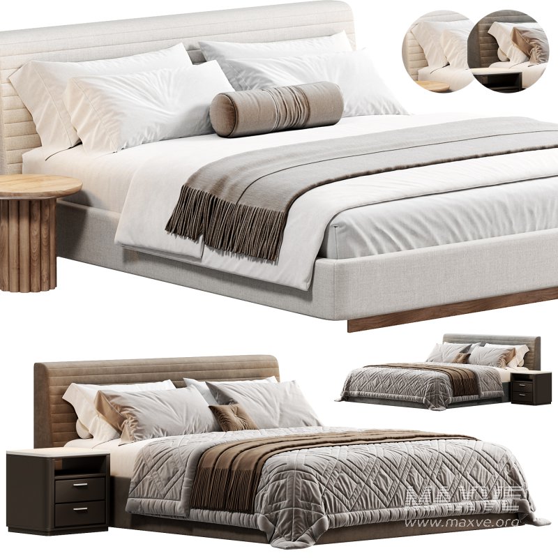 Roger Bed by Minotti - Image 3