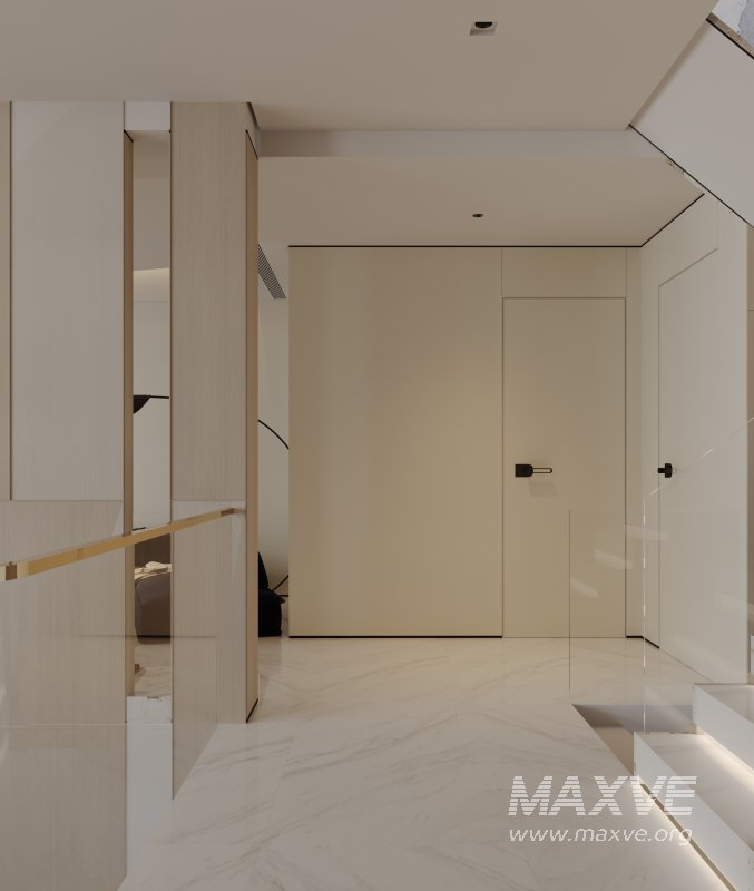 Modern living room and dining room interior scene - Image 11