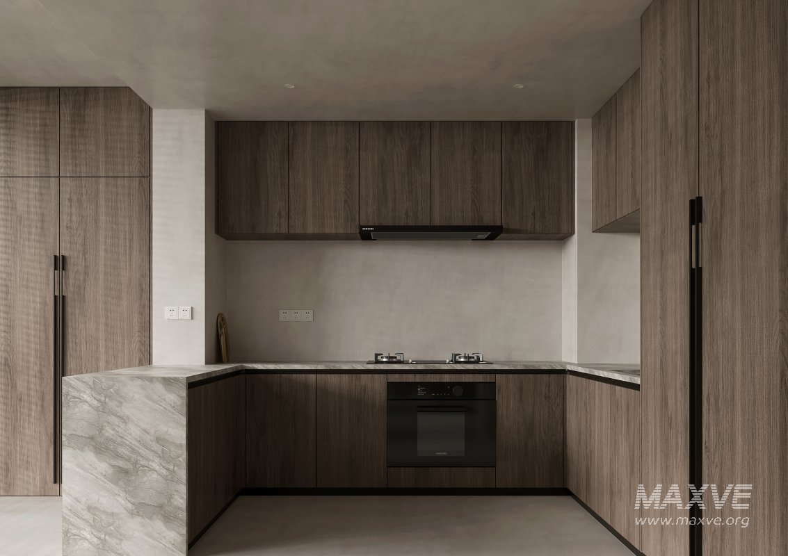 Modern living room and dining room interior scene - Image 11