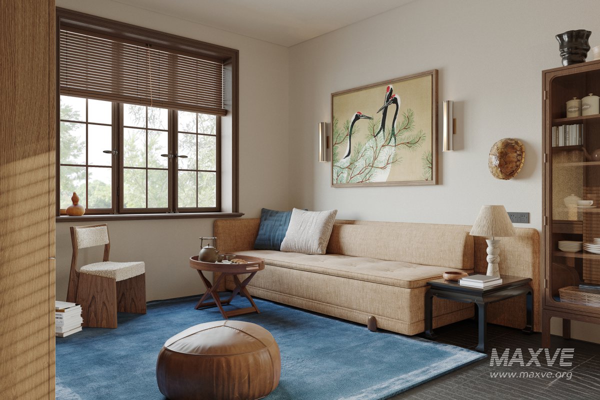 Eclectic living and dining room interior - Image 1