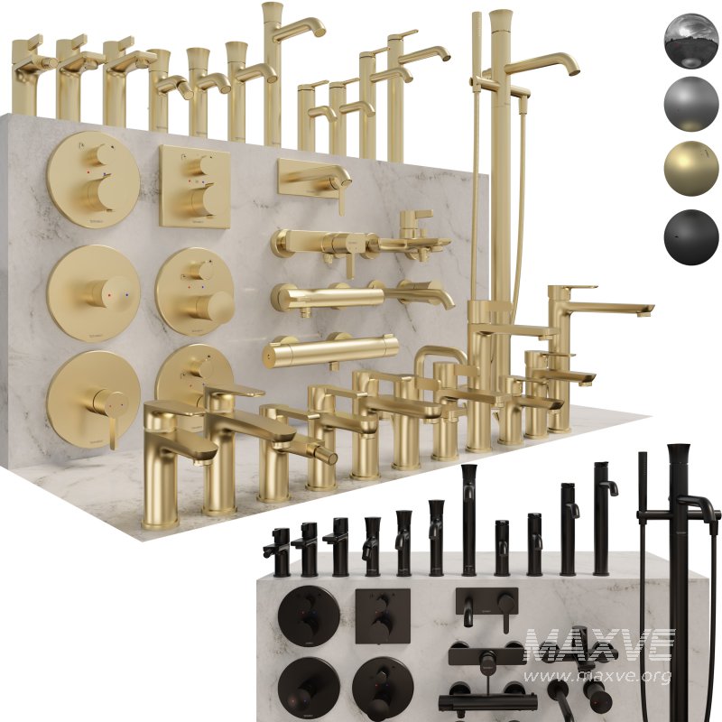 Bathroom Faucets Taps Set by DURAVIT AG - Image 1