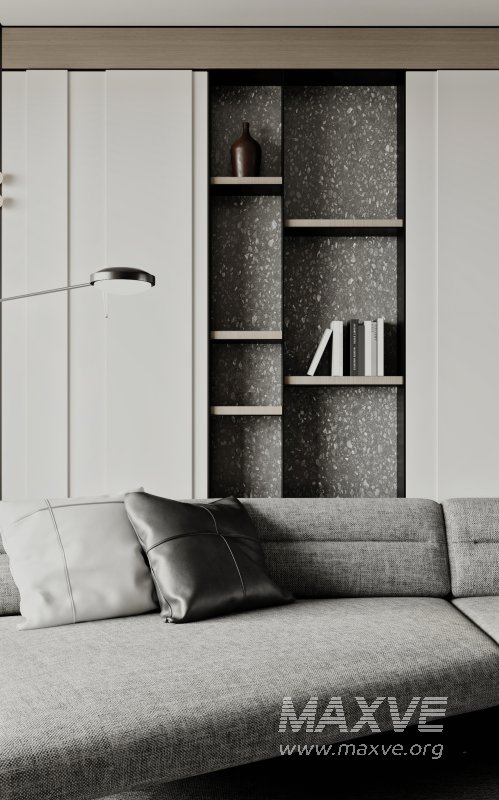 Modern living room and dining room interior scene - Image 5