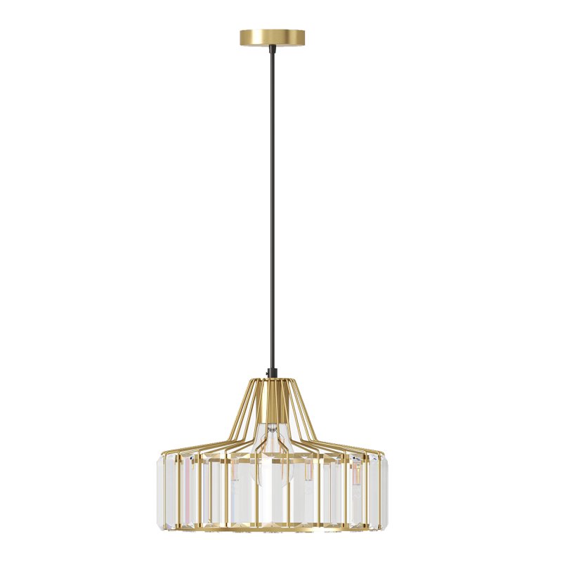 Crystal Drum Pendant Lamp - Image 1