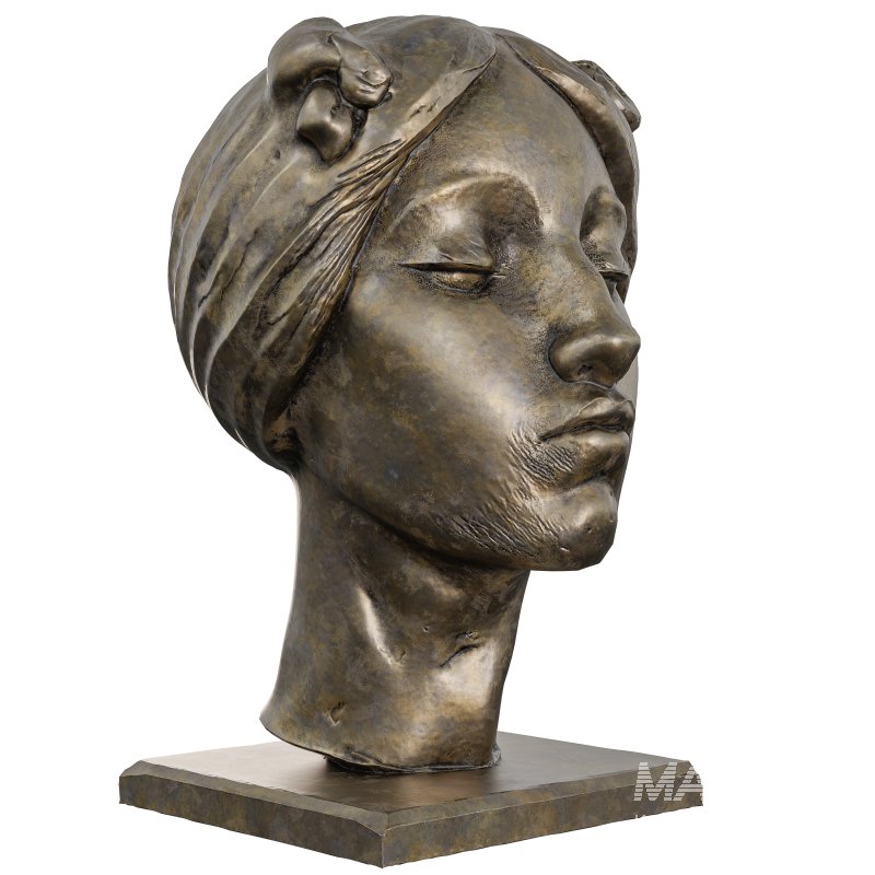 Antique Woman head Statue - Image 3