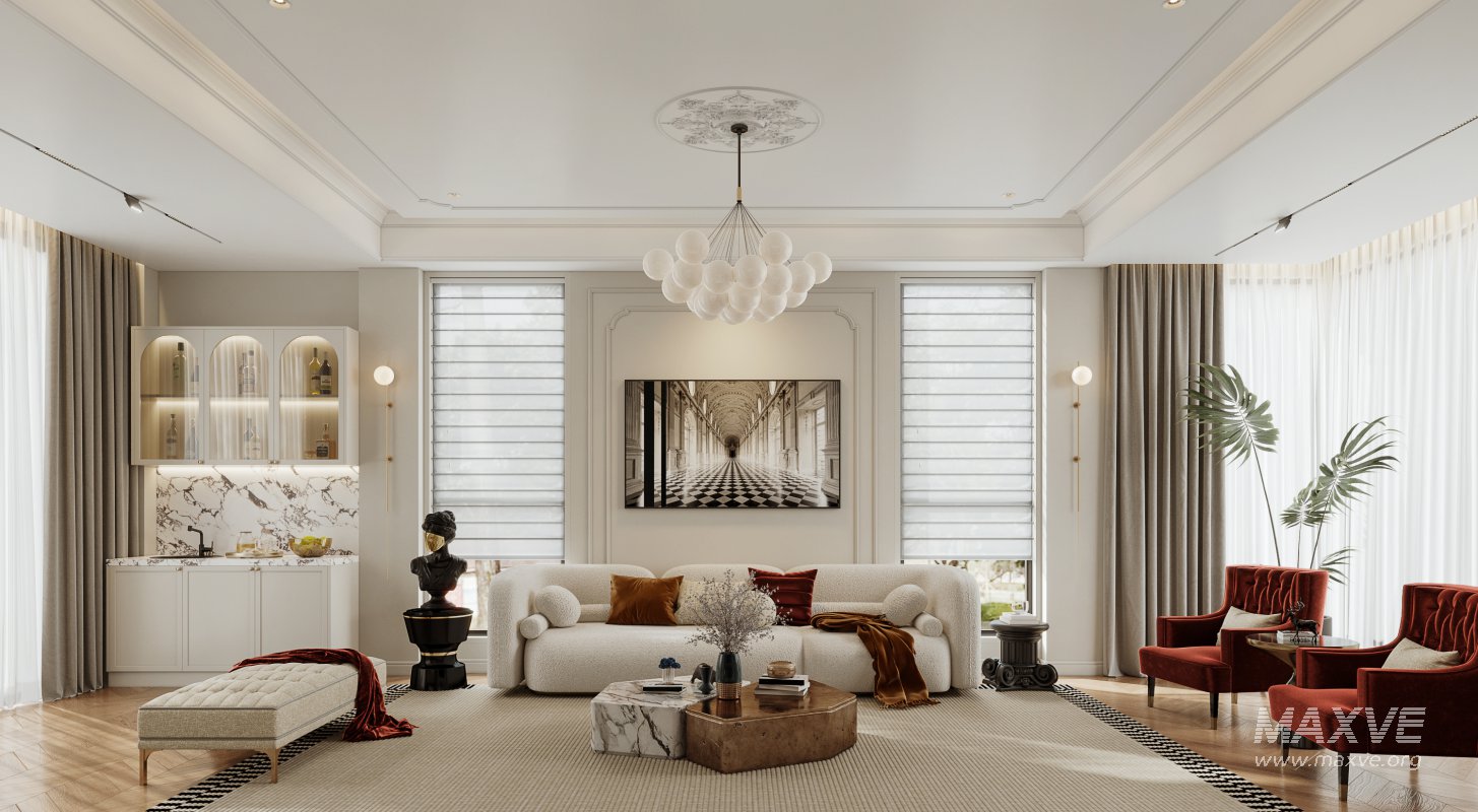 Eclectic living and dining room - Image 5