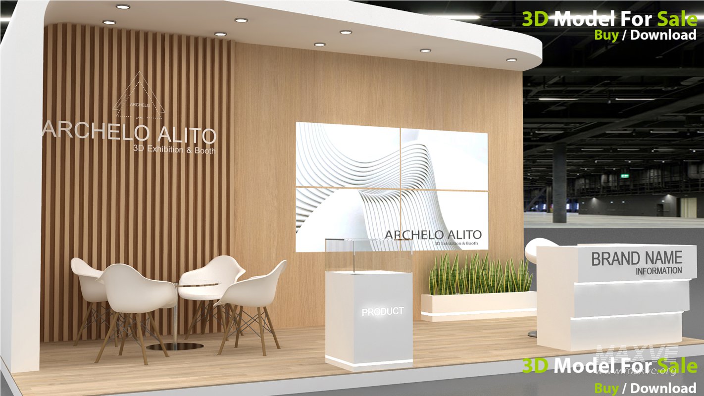 Exhibition Booth 3D Model - Image 6