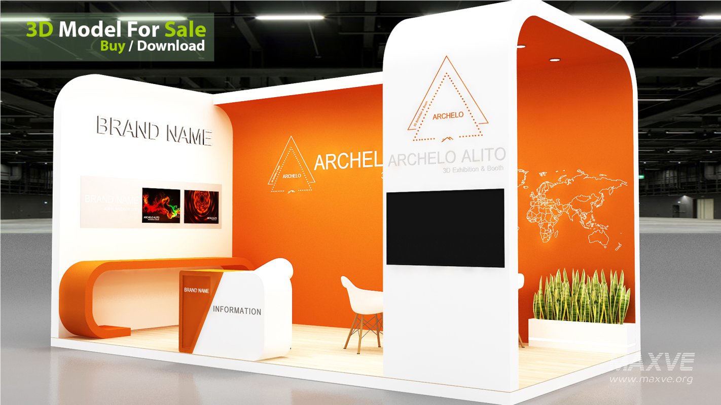 3D Exhibition Booth Model - Image 3