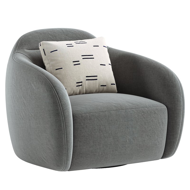 Ismo Swivel Lounge Chair - Image 7