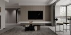 Modern living room and dining room interior scene - Thumbnail 2