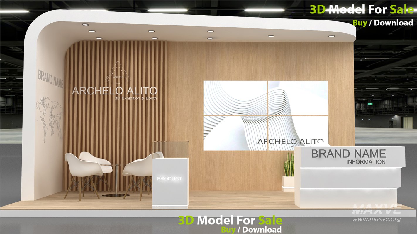 Exhibition Booth 3D Model - Image 5