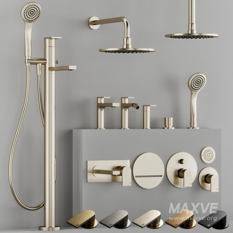 Gessi Manzoni bathroom faucet collection set 1 - Image 6