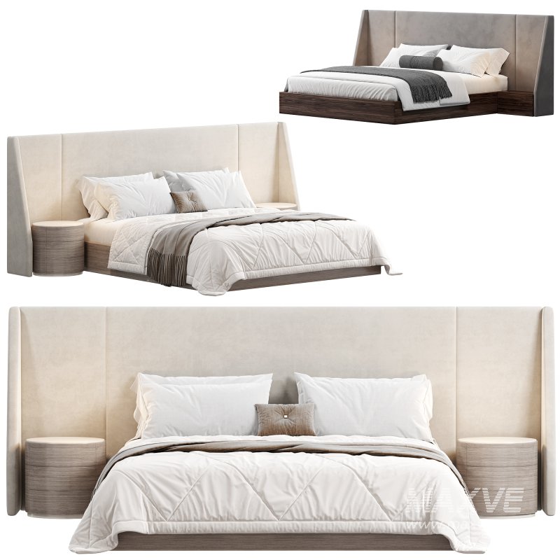 Nova Domus Janice Modern Bed and Nightstands by modishstore - Image 3