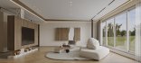 Modern living room and dining room kitchen bedroom interior scene - Thumbnail 2