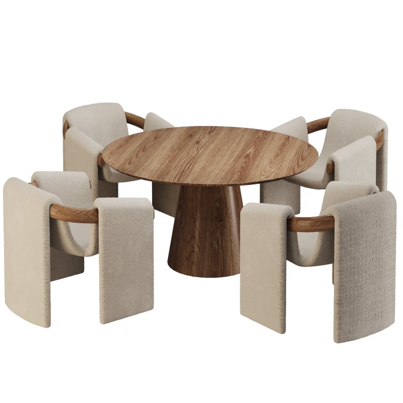Dinning chair and table308 - Image 3