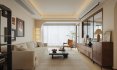 Modern living room and dining room interior scene - Thumbnail 4
