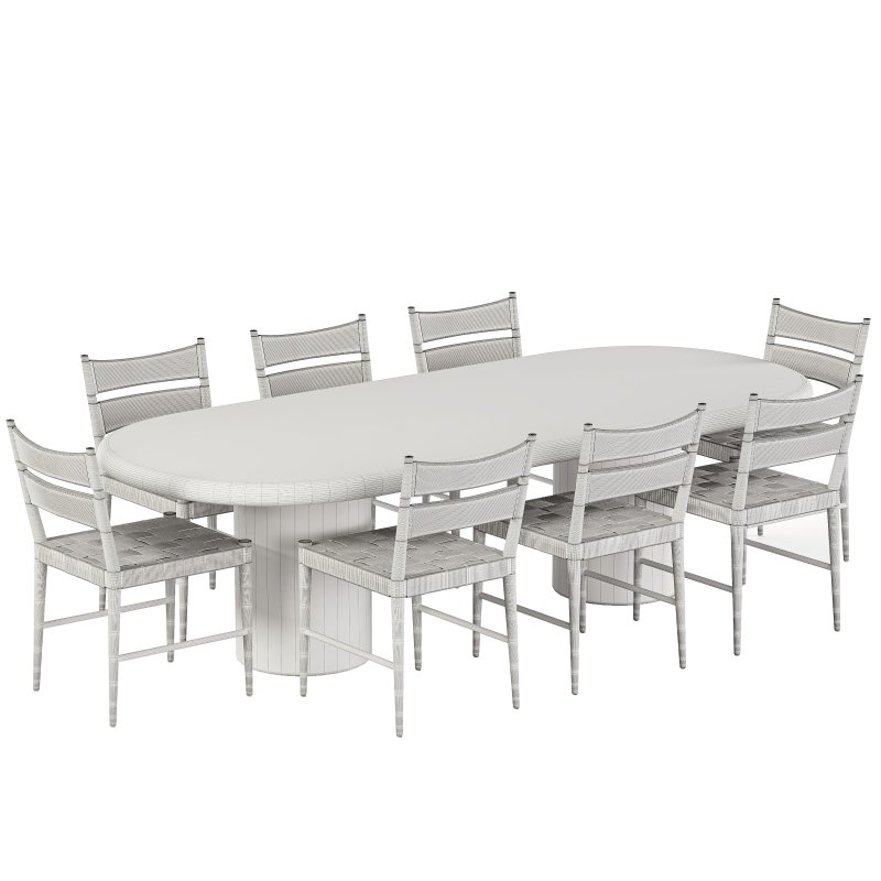 Holker Outdoor Dining Chair and Poole Outdoor Dining Table - Image 5