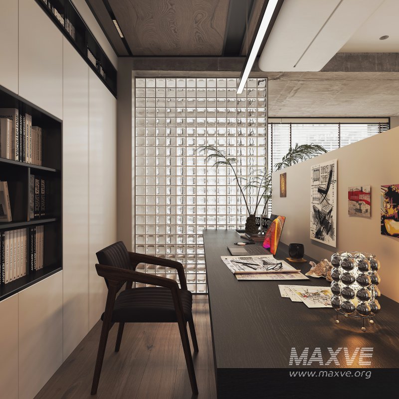 Modern living room and dining room interior scene - Image 5