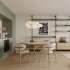 Modern living room and dining room interior scene - Thumbnail 2