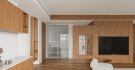 Modern living room and dining room interior scene - Thumbnail 1