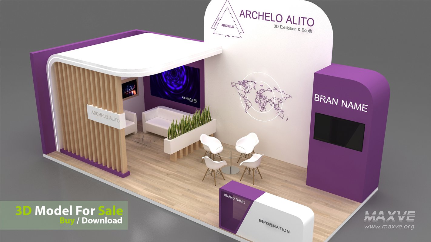 3D Exhibition Booth Model - Image 5