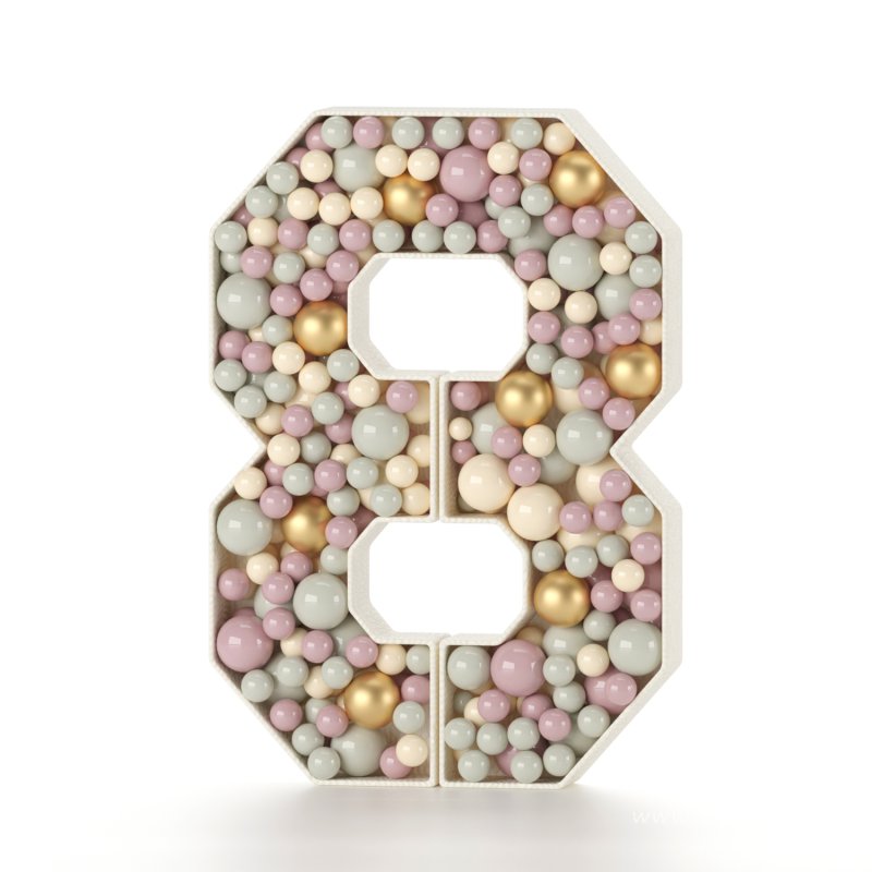 balloon in number for birthday - Image 2