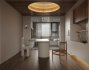 Modern living room and dining room interior scene - Thumbnail 1