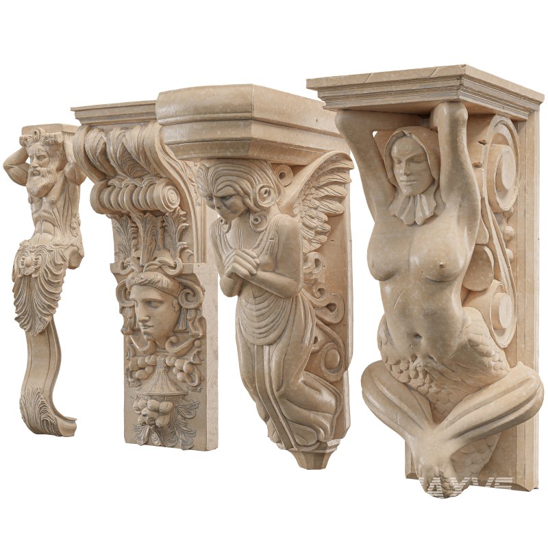 04 Victorian-Style Decorative Stone Bracket Collection - Image 3
