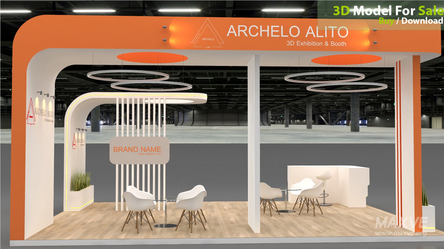 exhibition 3d model - Image 4
