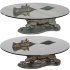 Playful Hippopotamus Coffee Table Whimsical Furniture - Thumbnail 4