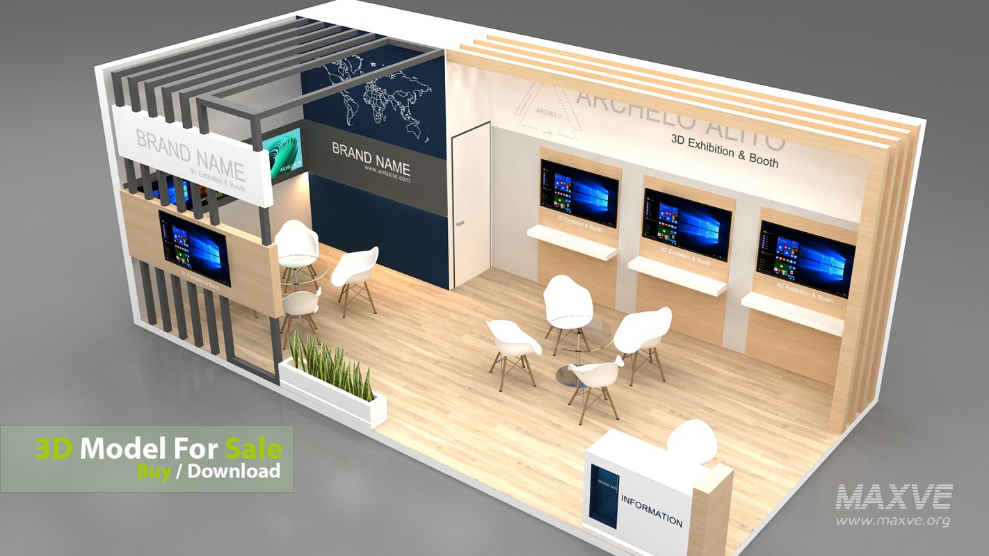 exhibition 3d model - Image 5