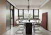 Modern living room and dining room interior scene - Thumbnail 1