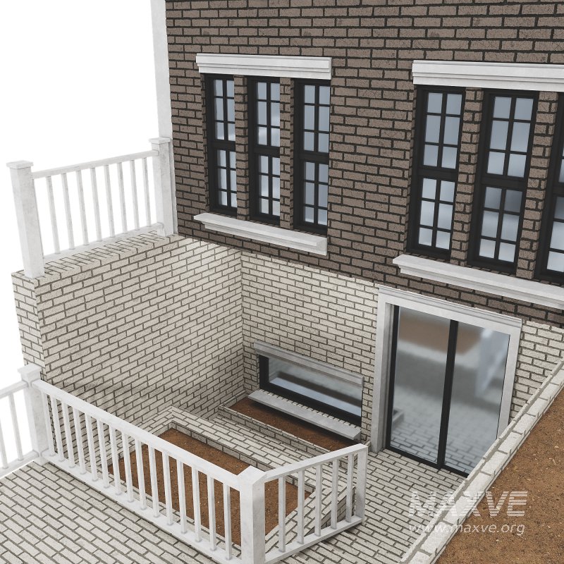 brick house with a pitched roof 01 - Image 5