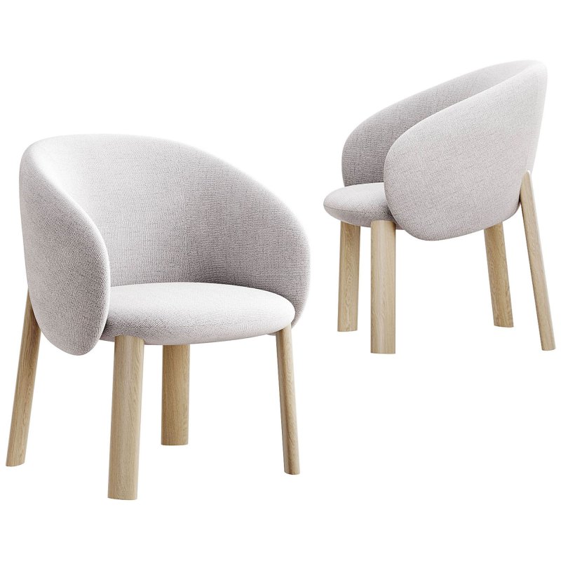 Nebulona wood chair by miniforms - Image 2