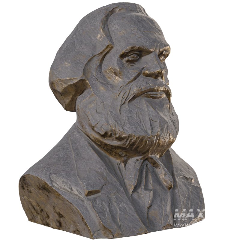 Stone Karl_Max_Statue - Image 3