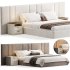 Bed Garda Design with wide headboard By Sensorsleep - Thumbnail 4