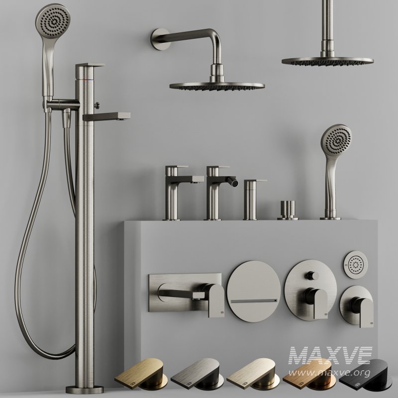 Gessi Manzoni bathroom faucet collection set 2 - Image 4