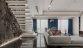 Modern living room and dining room interior scene - Thumbnail 5