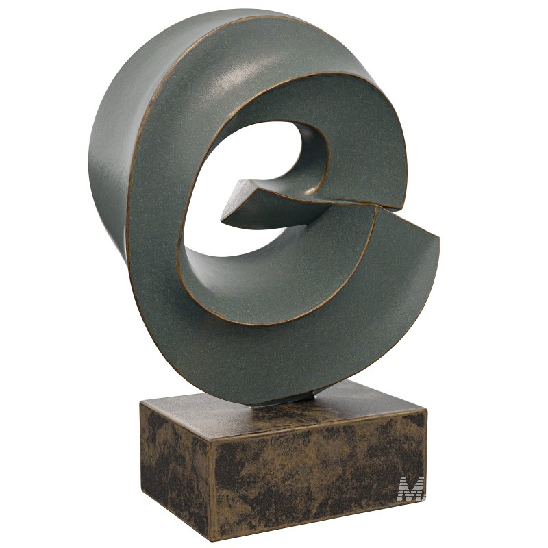 Infinity Loop Sculpture Modern Abstract - Image 4